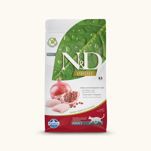 Farmina N&D Prime Chicken & Pomegranate Adult Cat Dry Food